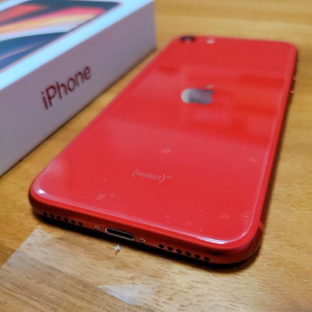 最安★ Apple iPhone SE 64GB レッド 本体 SIMフリー ★