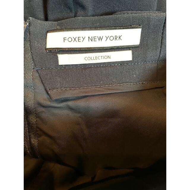 FOXEY(フォクシー)のフォクシーニューヨーク　ネイビー　キュロット　38サイズ レディースのパンツ(キュロット)の商品写真