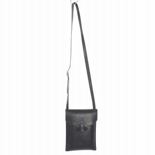 エルメス(HERMES)のエルメス HERMES アメリ レザー ショルダーバッグ ブラック 黒(ショルダーバッグ)
