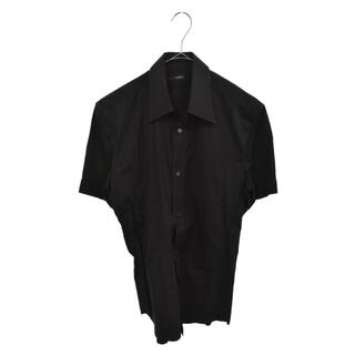 Gucci - GUCCI グッチ コットンシャツ 半袖ポケットシャツ ブラック
