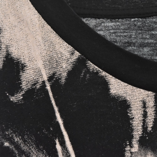 Alexander McQueen(アレキサンダーマックイーン)のAlexander McQueen アレキサンダーマックイーン フロントデザインTシャツ 半袖カットソー ブラック メンズのトップス(Tシャツ/カットソー(半袖/袖なし))の商品写真