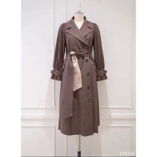 Her lip to(ハーリップトゥ)のHer lip to Belted Dress Trench Coat レディースのジャケット/アウター(トレンチコート)の商品写真