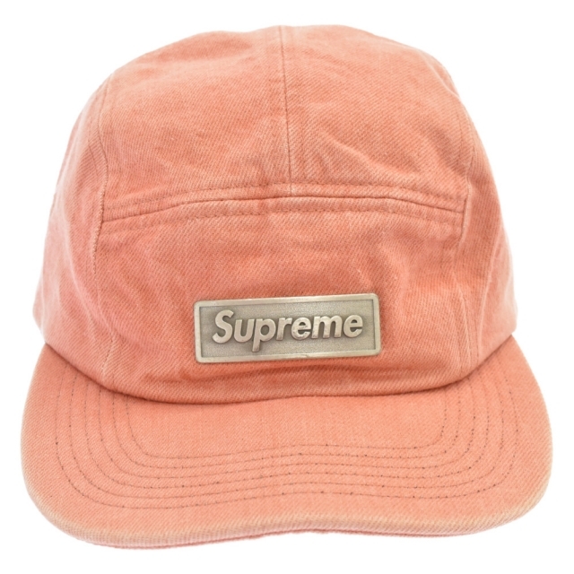 SUPREME シュプリーム 18SS Metal Plate Camp Cap メタルプレート キャンプキャップ ピンク