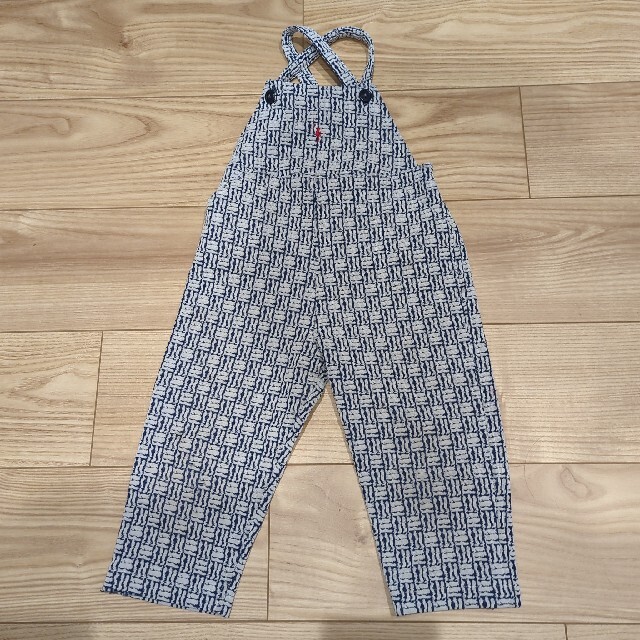 【美品】フクゾー　fukuzo 2歳　オーバーオール キッズ/ベビー/マタニティのキッズ服男の子用(90cm~)(パンツ/スパッツ)の商品写真