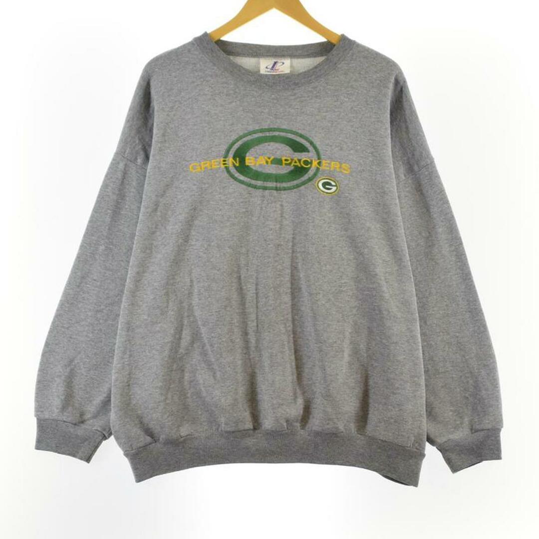 LOGO ATHLETIC NFL GREEN BAY PACKERS グリーンベイパッカーズ スウェットシャツ トレーナー メンズXXL /eaa283470