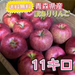 青森県産　訳あり　りんご　11キロ　ツル割れ　送料無料　産地直送　ジョナゴールド(フルーツ)