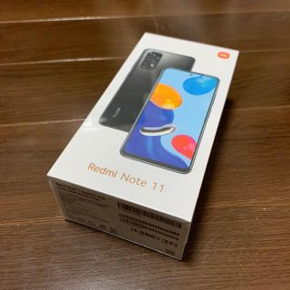 アンドロイド(ANDROID)のXiaomi Redmi Note 11 グラファイトグレー(スマートフォン本体)