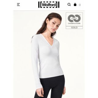 wolfordウォルフォード　ノースリーブカットソーブラウス