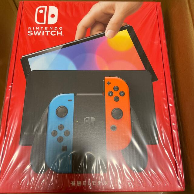 新品 Nintendo Switch 有機ELモデル ネオンブルー レッド