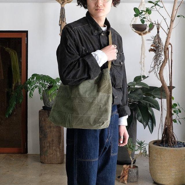 hobo - hobo ARMY CLOTH PATCHWORK SHOULDER BAGの通販 by green's