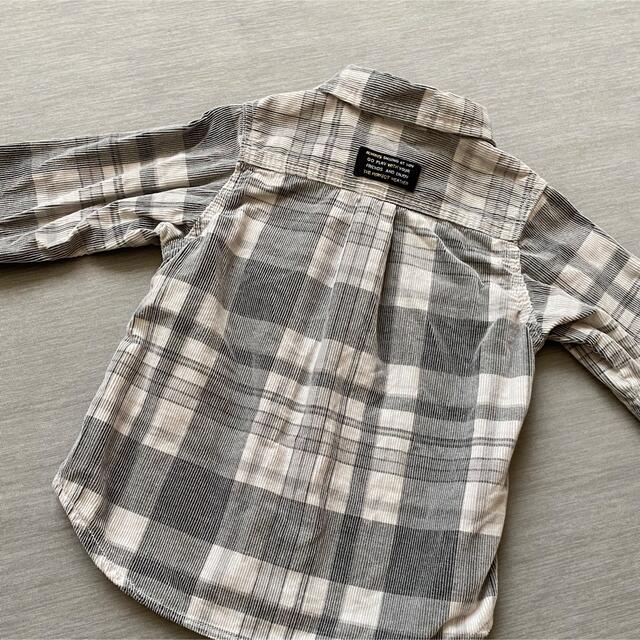 BREEZE(ブリーズ)のBREEZE コーデュロイチェックシャツ キッズ/ベビー/マタニティのキッズ服男の子用(90cm~)(ブラウス)の商品写真