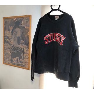 nike stussy コラボ クルートップス M ブルー スウェット+webdev.ilkom
