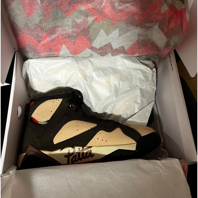 28cm Patta × Nike Air Jordan 7 OG Brown