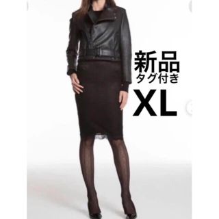 ユニクロ(UNIQLO)のネオレザーライダースジャケット　ユニクロ×CARINE ROITFELD コラボ(ライダースジャケット)