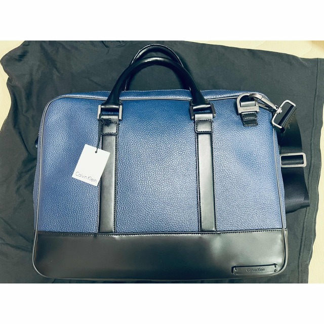 新品Calvin Klein カルバンクライン　ブリーフケース通勤A4 ネイビー