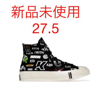 コンバース(CONVERSE)の新品未使用KITH 10 Year Anniversary Black CT70(スニーカー)