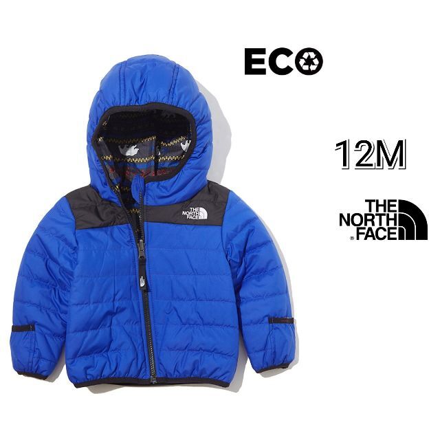 THE NORTH FACE(ザノースフェイス)のTHE NORTH　FACE　KIDS 　リバーシブルダウンジャケット 12M キッズ/ベビー/マタニティのキッズ服男の子用(90cm~)(ジャケット/上着)の商品写真