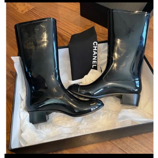 Aランク 未使用CHANEL カメリア レインブーツ 38 レッド | www.aosfiji.org