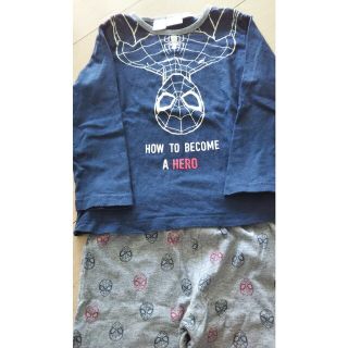 ザラキッズ(ZARA KIDS)の【サイズ110】ZARAkids スパイダーマン長袖パジャマ(パジャマ)