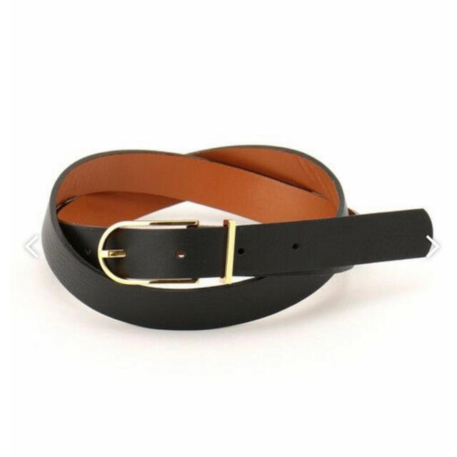 23区(ニジュウサンク)の23区 Sail Buckle Belt ベルト ブラック 本革 レディースのファッション小物(ベルト)の商品写真