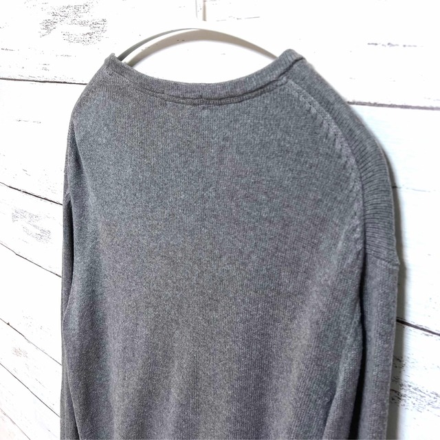 BURBERRY BLACK LABEL(バーバリーブラックレーベル)のBURBERRY BLACKLABEL ニット セーター 刺繍 メンズ Lサイズ メンズのトップス(ニット/セーター)の商品写真