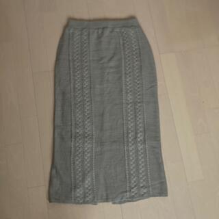 サマンサモスモス(SM2)のSamansaMos2 ニットタイトスカート(ロングスカート)