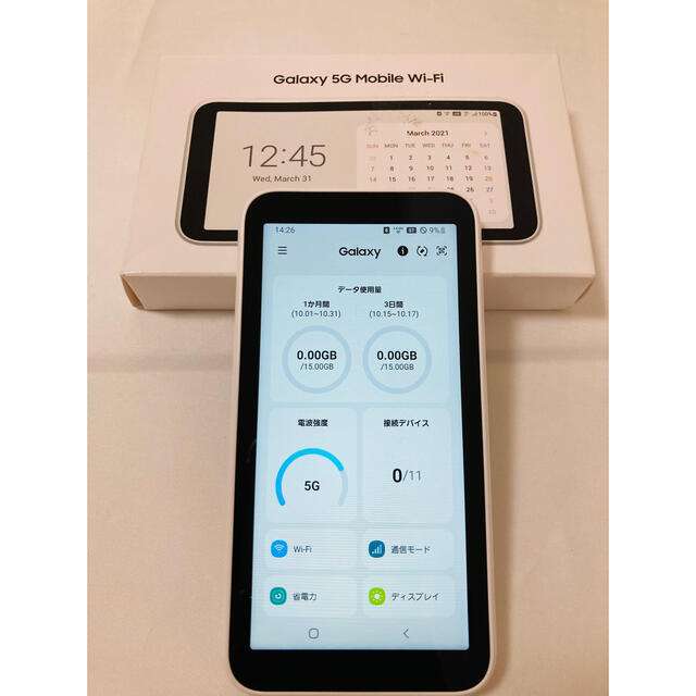 Galaxy 5G Mobile Wi-Fi SCR01