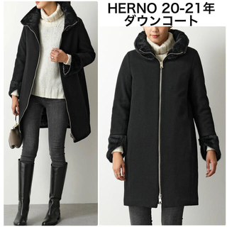 ヘルノ(HERNO)のHERNO  20AW ウールダウンコート　CA0361D(ダウンコート)