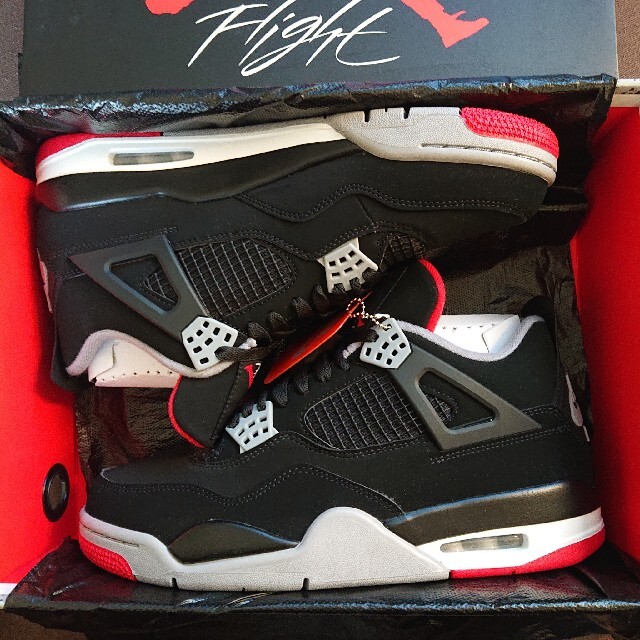 NIKE AIR JORDAN 4 BRED OG ブレッド ファイヤーレッドメンズ