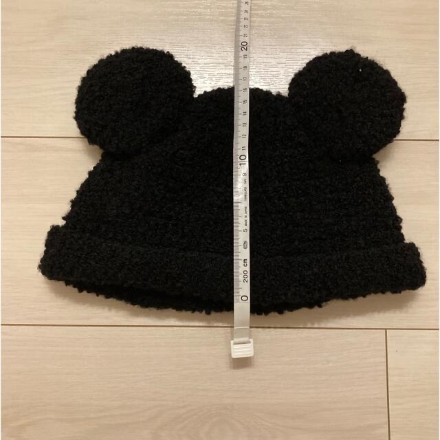 ミッキー風帽子【58㎝】 ハンドメイドのファッション小物(帽子)の商品写真