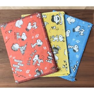 ピーナッツ(PEANUTS)のスヌーピー SNOOPY かやおり布巾 ( ふきん )  ３枚セット(収納/キッチン雑貨)