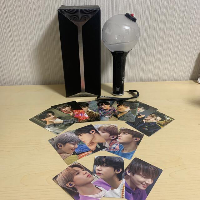 BTS ペンライトver.3 アミボム＋サムスントレカearbuds 特典カード