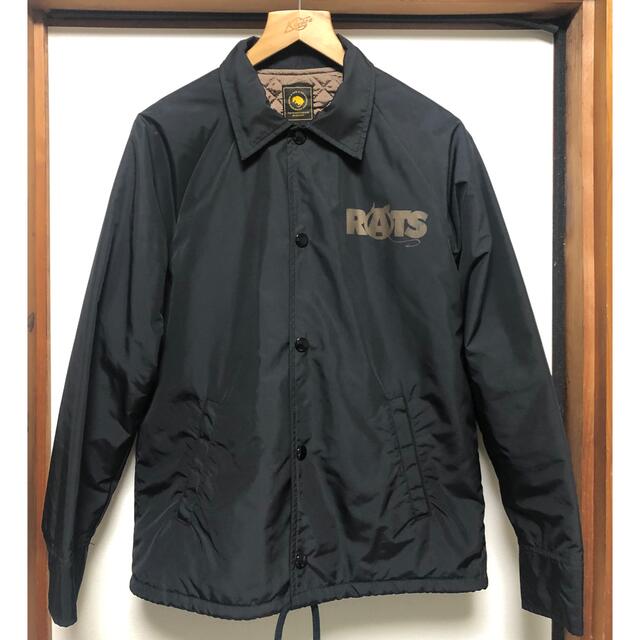 ナイロンジャケット美品　RATS×UNDER COVER コーチJKT 黒　サイズ　M