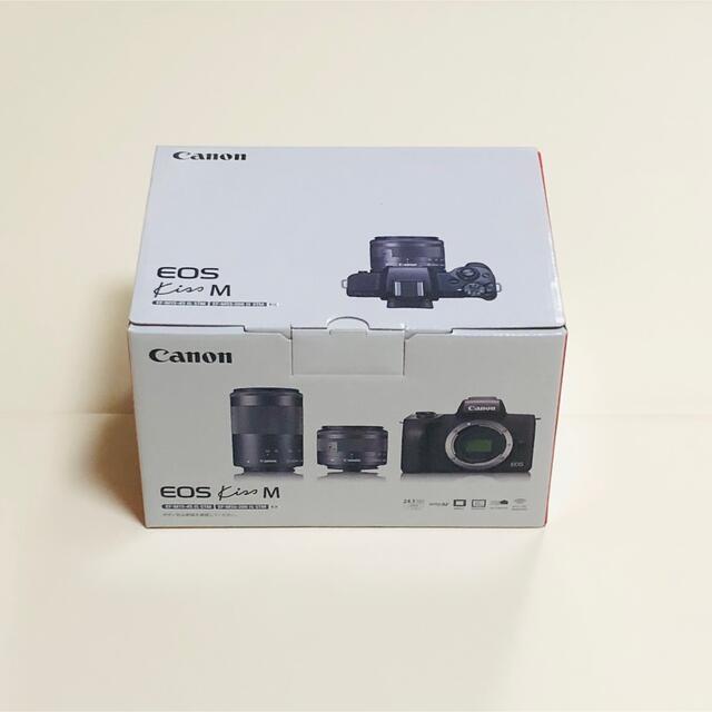 EOS Kiss M ミラーレス一眼カメラ ホワイト EOSKISSMWHWZK