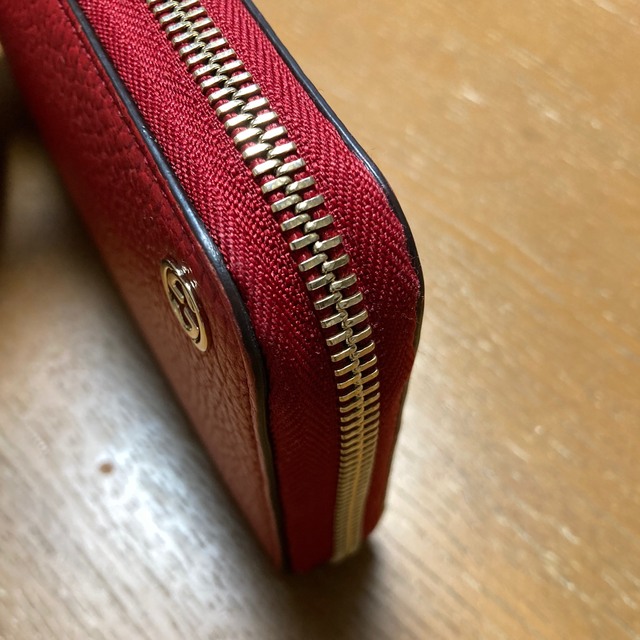 GUCCI グッチ 長財布 インターロッキング レッド ラウンドファスナー GUCCI グッチ 長財布 インターロッキング レッド ラウンドファスナー
