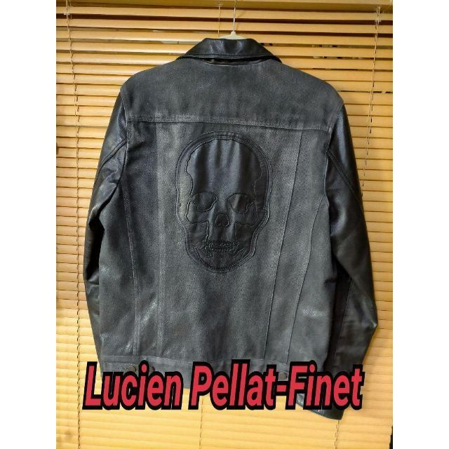 半額クーポン Lucien Pellat-Finet ペラフィネ 革ジャン デニム
