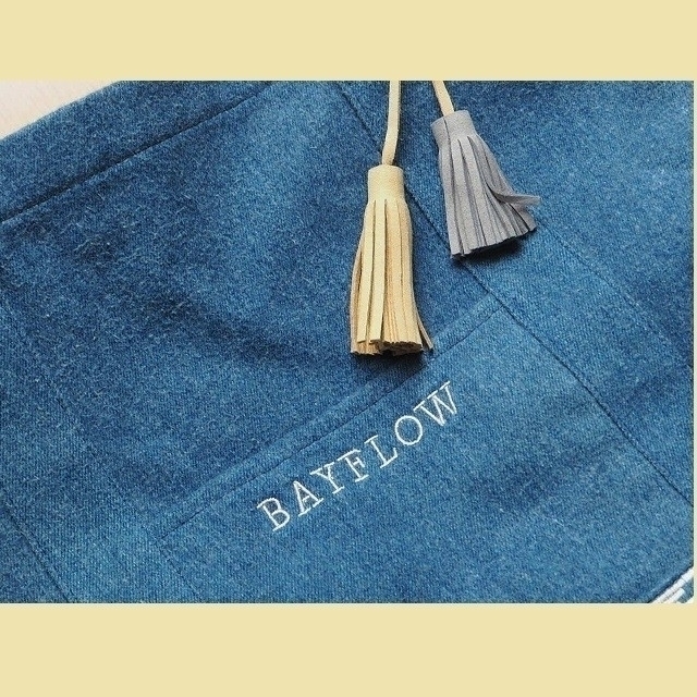 BAYFLOW(ベイフロー)のBAYFLOW トートバッグ L 青 レディースのバッグ(トートバッグ)の商品写真