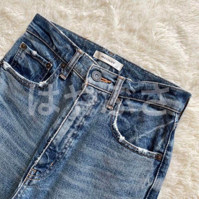 moussy(マウジー)のmoussy　MVS SKINNY　デニムパンツ　ブルー　サイズ23 レディースのパンツ(デニム/ジーンズ)の商品写真