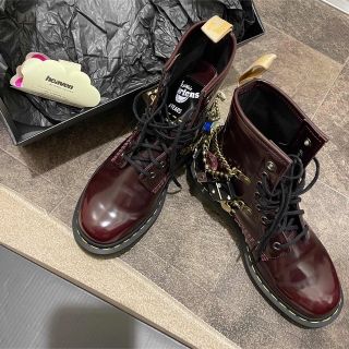 ドクターマーチン(Dr.Martens)のドクターマーチン　マークジェイコブス　ブーツ　ワイン色　　原宿　渋谷風(ブーツ)