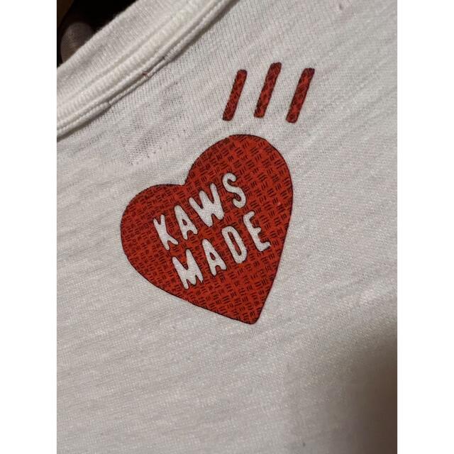 HUMAN MADE(ヒューマンメイド)のHUMAN MADE KAWS T-Shirt  "White" メンズのトップス(Tシャツ/カットソー(半袖/袖なし))の商品写真