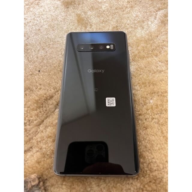 ◆R346 SIMフリー au Galaxy S10+ SCV42 ブラック美品