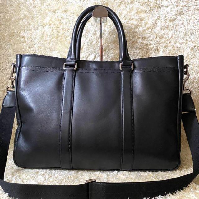 COACH - COACH コーチ ビジネスバッグ トートバッグ オールレザー 2way
