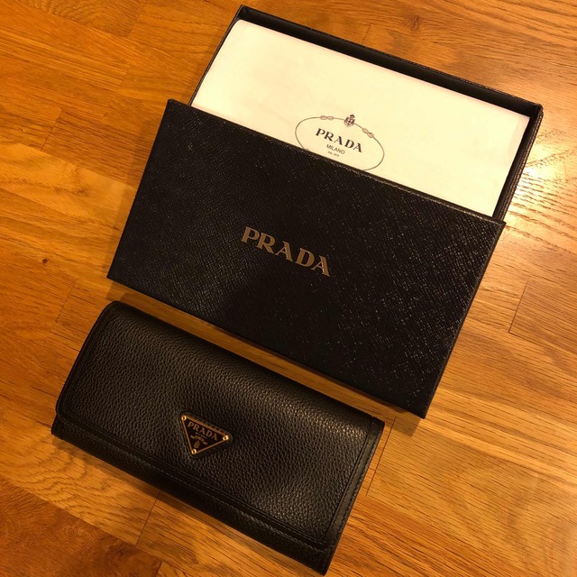 PRADA(プラダ)の《未使用品》　プラダ  長財布　1MH132 NERO レディースのファッション小物(財布)の商品写真