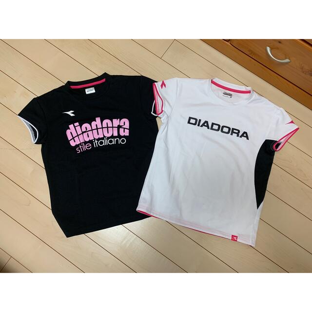 DIADORA(ディアドラ)のdiadora  プラクティスシャツ　2枚 スポーツ/アウトドアのテニス(ウェア)の商品写真