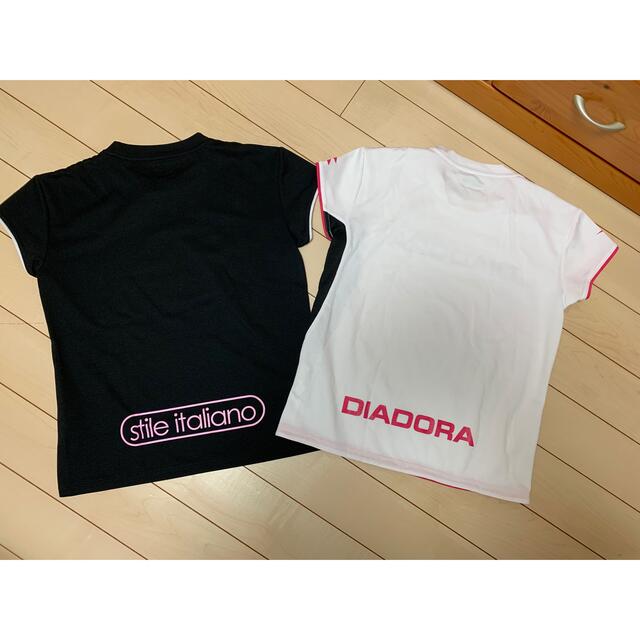 DIADORA(ディアドラ)のdiadora  プラクティスシャツ　2枚 スポーツ/アウトドアのテニス(ウェア)の商品写真