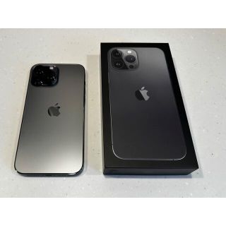 アイフォーン(iPhone)の【美品】iPhone13 Pro Max 256GB グラファイト(スマートフォン本体)