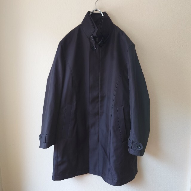 InTImAGE ステンカラーコート　紺 メンズのジャケット/アウター(ステンカラーコート)の商品写真