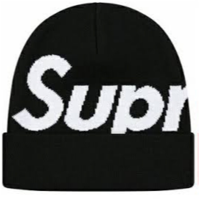 【白】 Big Logo Beanie SUPREME