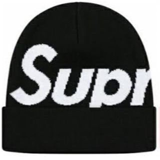 Supreme Big Logo Beanie Dark Gold