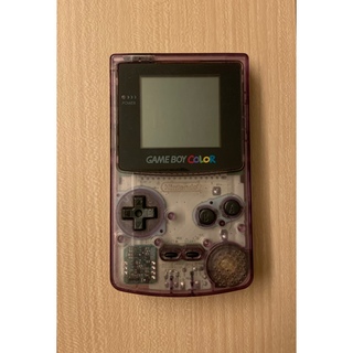 ニンテンドウ(任天堂)のゲームボーイカラー　クリアパープル(携帯用ゲーム機本体)